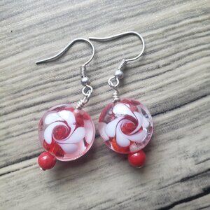 NEW Christmas Peppermint Earrings